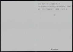 GERMANY FOLDER 1993/32 WAPPEN BLAZON NRW NORDRHEIN-WESTFALEN PFERD