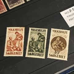 SAAR Saargebiet Volkshilfe Semi Postal Stamp Collection GERMANY Used & Mint