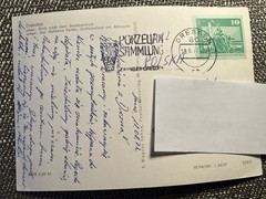 Dresden, Picture Post Card 1977 Year