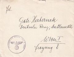 Lot Stamp Germany WWII 3rd Reich Vienna Austria Wein Feldpost Letter F