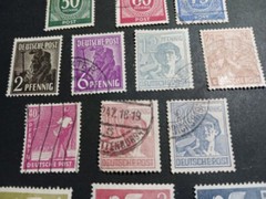 Germany Stamps – 25 stamps – very nice lot – 1946-1948 – see notes and pics