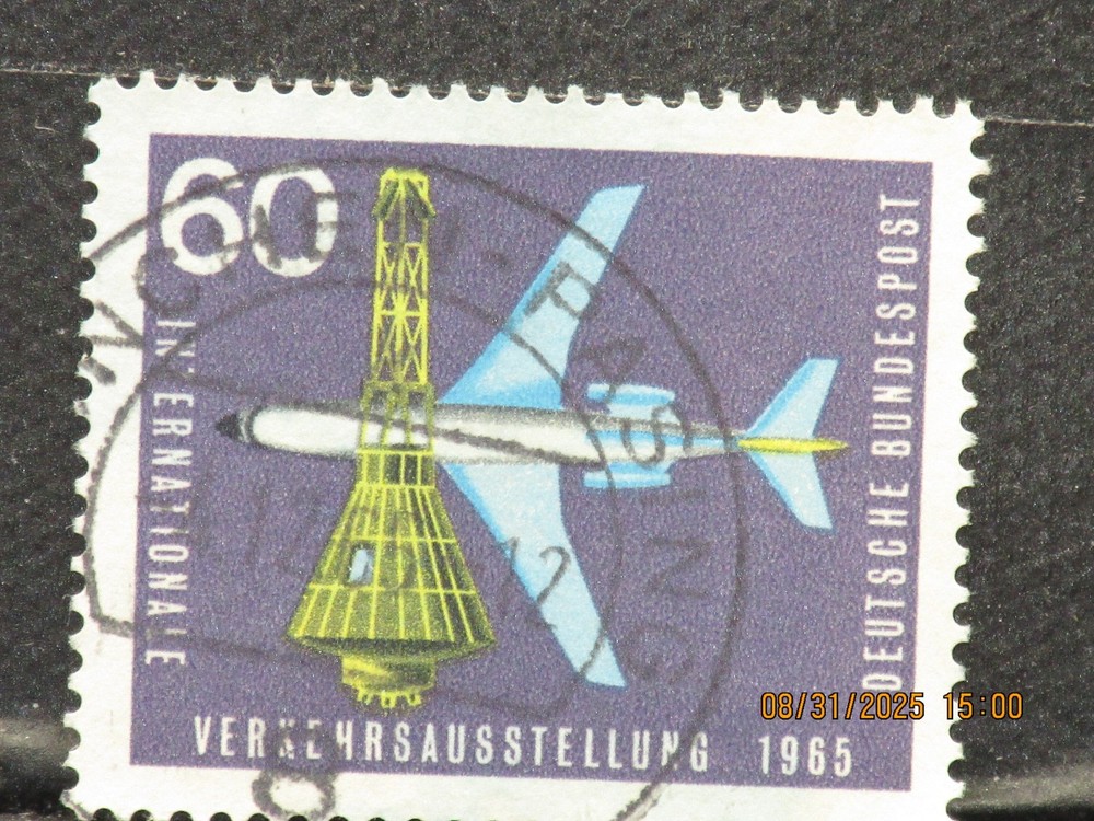 The listing:(1)1965 GERMANY International Transportation ExhibitionStamp 60pf-LH