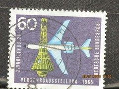 The listing:(1)1965 GERMANY International Transportation ExhibitionStamp 60pf-LH
