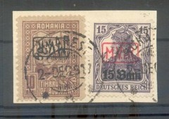 Romania ZWANGSZUSCHLAG 3xK Phil. Toy, Rare!! Gest. Luxury Letter Piece (X45)