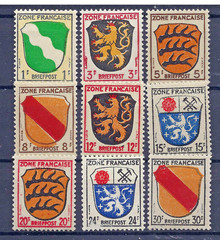 French zone of Occupation 1945 MNH **