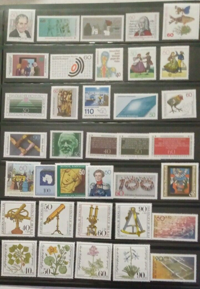 Germany 1981 Complete Stamp Year Set MNH Mint Never Hinged 36 Stamps