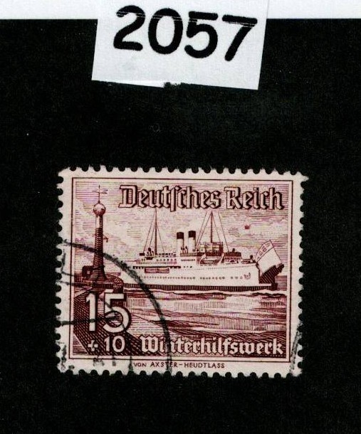 Used stamp Scott B113 1937 Winter relief Culture fund Germany #2057