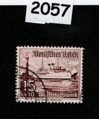 Used stamp Scott B113 1937 Winter relief Culture fund Germany #2057