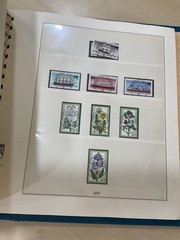 German stamps. 1973 – 1977 colour preprinted Linder album. Used. C409