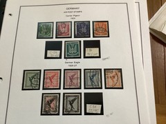 ICOLLECTZONE Super Clean Germany Album Page Airmails (C500-26)