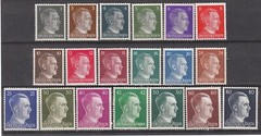 Stamp Germany Mi 781-98 Sc 506-23 1941 WWII third Reich Hitler Definitive Set MH