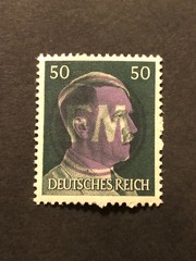 Germany 1945 Post WWII LOCAL overprint (FREDERSDORF) 50 Rpf. MNH /s2 #c25