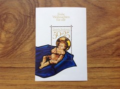 West Germany Christmas 1978 Minisheet . Free UK Postage