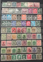 Early German Stamps Lot of 70 Stamps MH* and Used ww2 /832