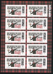 German Post Limited Special Edition Love Wins – BRINGS – 2026 Sheet of 10 0.95
