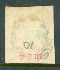 GANDALF – Germany 1859 Prussia 6pf Orange Scott # 10 VFU T811 ⭐⭐⭐⭐⭐⭐