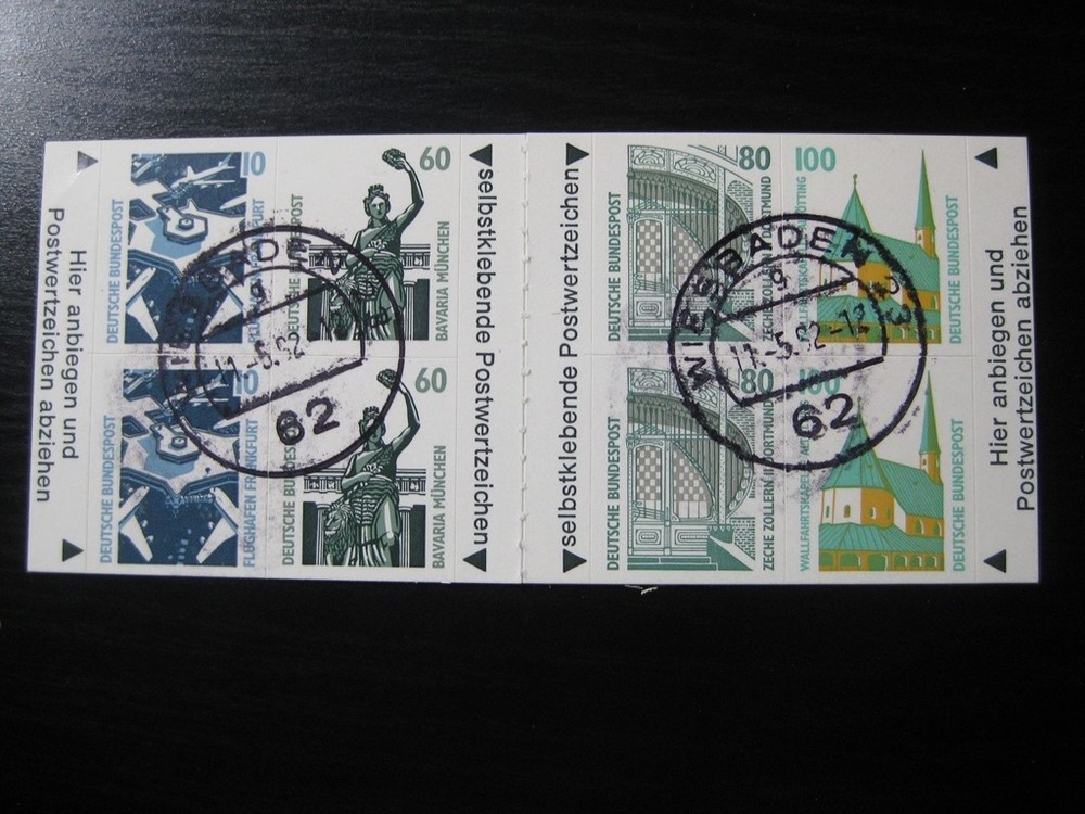 GERMANY Mi. #MH 27II scarce used stamp booklet! CV $48.00