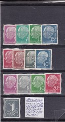 Germany Bundespost 1960 MNH Nice lot of stamps see scan