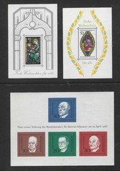 Germany. Set_260113#10SS (U/M, see scans). 10 souvenir sheets.