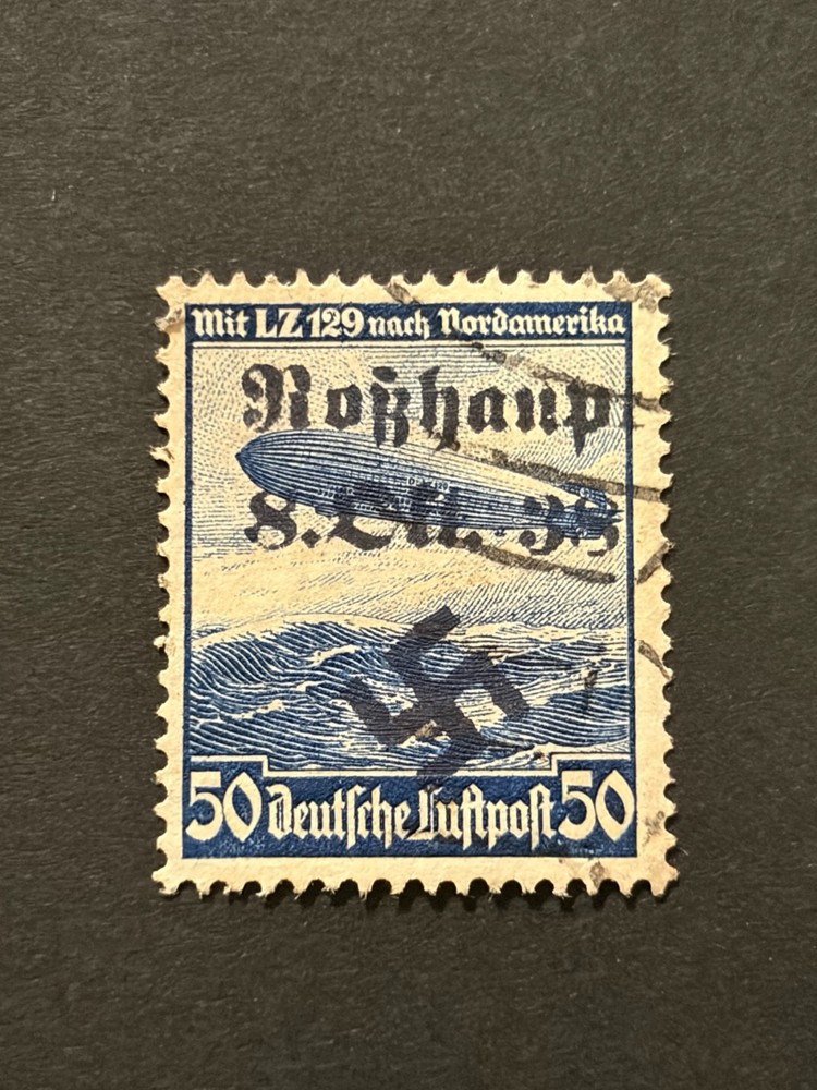 SUDETENLAND WWII-GERMAN OCC. Local ovpt (ROSSHAUPT) 50 h. USED #526