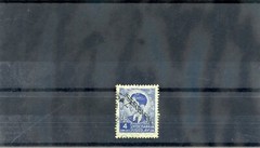 SERBIA Sc 2N7(MI 7)VF USED 1941 4D ULTRAMARINE $13