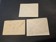 THIRD REICH COVER ENVELOPE LOT X 3 Same Person 1940s era WW2 WWII German
