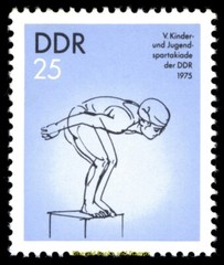 EBS East Germany DDR 1975 – Children and Youth Sports – Michel 2065-2068 – MNH**