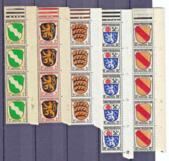French zone of Occupation 1945 nice selection MNH **