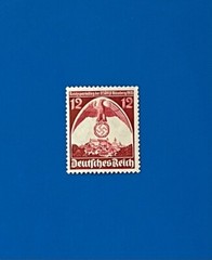 German Reich 1935 Reich Party Congress Mi 587 Y MNH VF signed Schlegel BPP