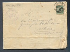 German Reich : Interesting document cover from 1924 – Uetersen – used