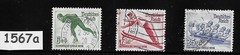 Used complete stamp set B79-81 1936 Winter Olympics Berlin Germany #1567a