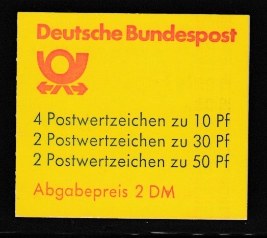 WEST GERMANY Glucksburg, Ludwigstein & Neuschwanstein Castles MNH booklet