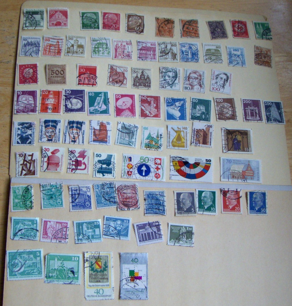 Lot/76 Used Stamps of Germany