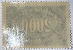 Travelstamps: 1922 Germany Reich Sc # 205/ Mi: #253 Number Horizontal Oval, MNH