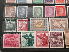 WW2 Nazi German Third Reich NSDAP Swastika Hitler Head Stamp Matched Den + Sets