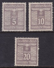 Stamp Germany Revenue WWII 3rd Reich Era Document Fee Selection MNH