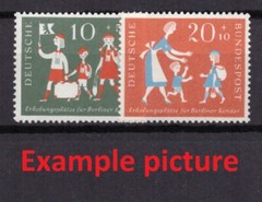 EB0250) GERMANY Mi 250-251, SC B354-355 MNH **, Original Gum, Children 1957