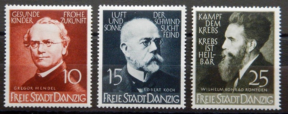 Danzig 1939 Mi.Nr. 306-08