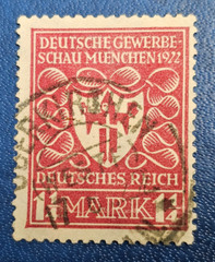 Stamp Germany Deutsches Reich 1,1/4 Mark 1922 Infla Mi. Nr. 199 a [🇩🇪36689]