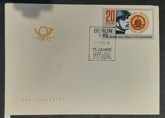 (DDR-211) DDR EAST GERMANY 1971 FDC 15th Anniv of National People’s Army SG 1373