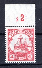 Kiautschou 30 Oberrand MNH Postfrisch (Michel 30) Echt