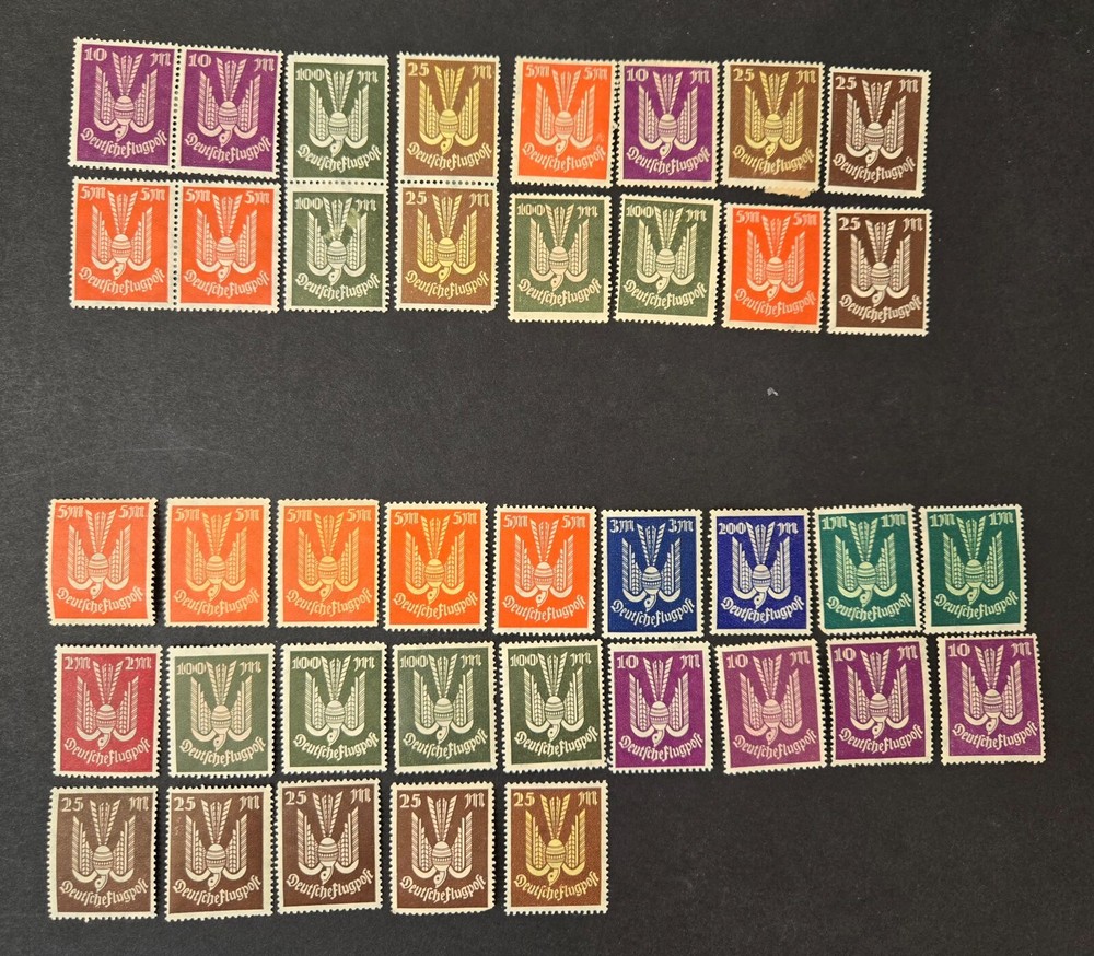 Germany Weimar Republic Airmail, 1923-25, lot # G88721