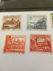 Complete Set German 1939 Deutsches Rhiech WW2 Winterhilfswerk & 5 1940 Stamps