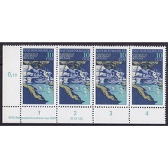 GDR 1977, Mich. No.: 2203 ** DV FNr. 3 Corner margin print note