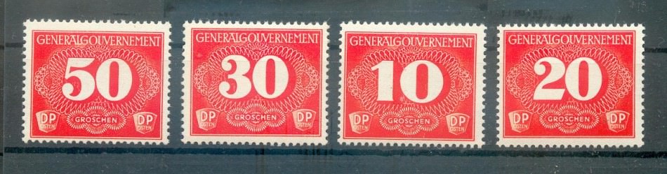 Gg Z1-4 Set** Mnh Mint Never Hinged 12€ (72700)