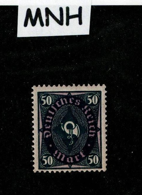 MNH stamp 50 Mark Scott #184 Post Horn Weimar German Republic 1922-1923