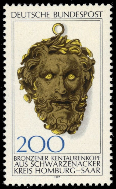 GERMANY 1260 – Archaeology „Schwarzenacker Bronze Head“ (pc16984)