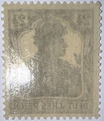 Travelstamps1916 Germany Deutsches Reich #98 Germania 2 1/2 Pf , MOGNH