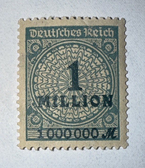 GERMANY STAMP Deutsches Reich 1 Million Mark 1923 Mi. #314
