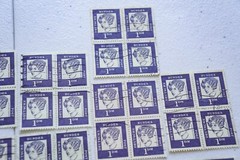 106- Annette von Droste-Hülshoff 1960’s 1 Deutsche Mark German Postage Stamps